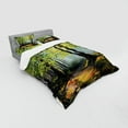 thumbnail image 3 of Ambesonne Colorful Bedding Set 3 Pcs, Fall Forest Landscape, Twin, Multicolor, 3 of 3