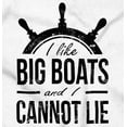 thumbnail image 2 of I Like Big Boats and I Cannot Lie Plus Size Crewneck Graphic Tee Shirt Brisco Brands 5X, 2 of 5