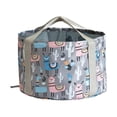 thumbnail image 1 of MesaSe Foot Soaking Bath Basin Foldable Waterproof Water Storage Bucket Tub Large Capacity Washbasin Portable Feet Camping Soak Dark Blue, 1 of 8