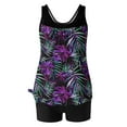 thumbnail image 5 of Swimsuits for Women Print Swim Tank Top with Boyshorts 2 Piece Bathing Suits Women's Swimsuit Set, 5 of 8