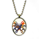 thumbnail image 1 of Collar Colgante de Cadena Vintage Unbranded Flores en Mariposa 4.0 cm x 3.0 cm 50 cm, 1 of 3