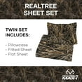 thumbnail image 2 of Realtree Edge 3 Piece Twin Sheet Set, Fitted Sheet, Flat Sheet, Pillowcase, 2 of 4