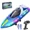 Blue, variant on JoyStone RC Boat for Pools and Lakes, 2.4G 15+ MPH Fast Remote Control Boat with LED Lights, Racing Boats for Kids & Adults with 2 Rechargeable Battery, Gifts for Boys Girls (Red)