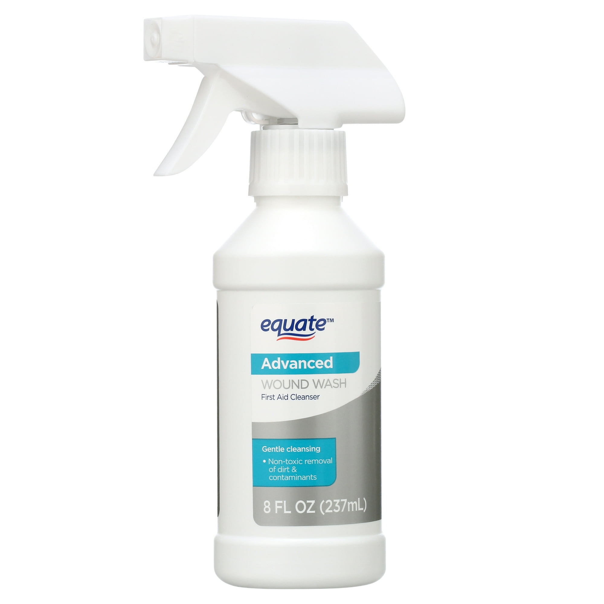 Equate Advanced Wound Wash, First Aid Cleanser, 8oz
