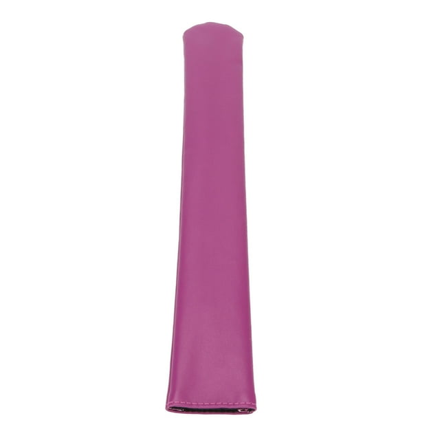 Alignment Stick Cover, PU Leather Lightweight Waterproof Purple Alignment Stick Headcover For Alignment Stick