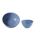 thumbnail image 2 of 1Pack Large Mixing Bowls for Kitchen â 8Qt Lightweight & Flexible Serving Bowl, Dishwasher-Safe, Big Capacity for Baking, Salad, Party Snacks - 3 colors (Blue, Light Blue, White), 2 of 7