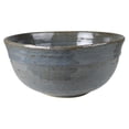 thumbnail image 1 of Benzara BM262618 Ceramic Bowl with Glaze Look & Round Shape, Gray - Large, 1 of 5