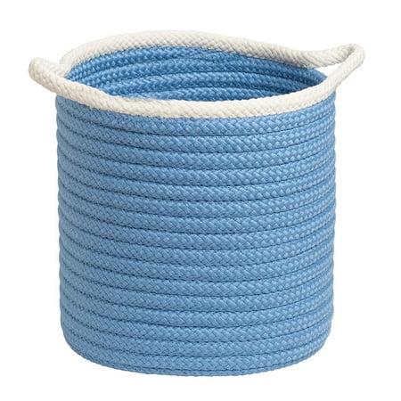 

Colonial Mills Sonoma Indoor/Outdoor Basket - Blue 12 x12 x10
