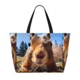 thumbnail image 2 of Easygdp Close-Up Curious Squirrel Bolsa de Viaje de Playa de Gran Capacidad, Bolsa Tote Perfecta para la Playa, Escapadas de Fin de Semana y Viajes, 2 of 7