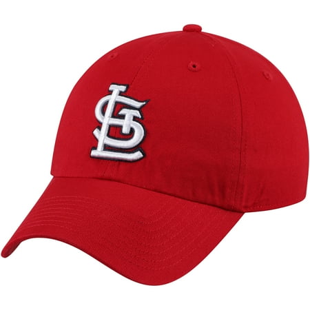 Louis Mens Hat - St. Louis Cardinals Fan Favorite Primary Logo Clean Up Adjustable Hat - Red - OSFA