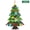 A Without Light, variant on Montessori Felt Christmas Tree for Toddlers with Lights