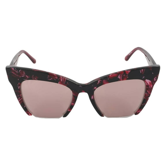 New Marciano by Guess GM-0785S 74U Red & Black Marble Sunglasses w/Mirror Lenses