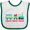 White and Green, variant on Inktastic Love Train Boys or Girls Baby Bib