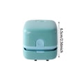 thumbnail image 3 of Desktop Vacuum Cleaner Mini | Portable Cordless Handheld Vacuum for Office Desks and Home Keyboards, Blue, 3 of 6