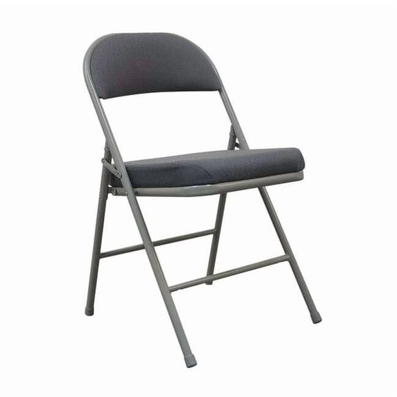 Manufacturer Varies Padded Folding Chair,Gray,300 lb. 13V428