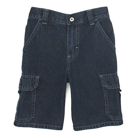 Wrangler - Husky Boy's Denim Cargo Shorts