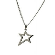 SIEYIO Korean Version Five-pointed Star Necklace Niche Simple Hip-hop Clavicle Chain