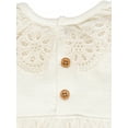 thumbnail image 3 of Modern Moments by Gerber Baby Girl Cotton Ruffle Novelty Lace Bubble Romper, Sizes 0/3 Months - 24 Months, 3 of 7