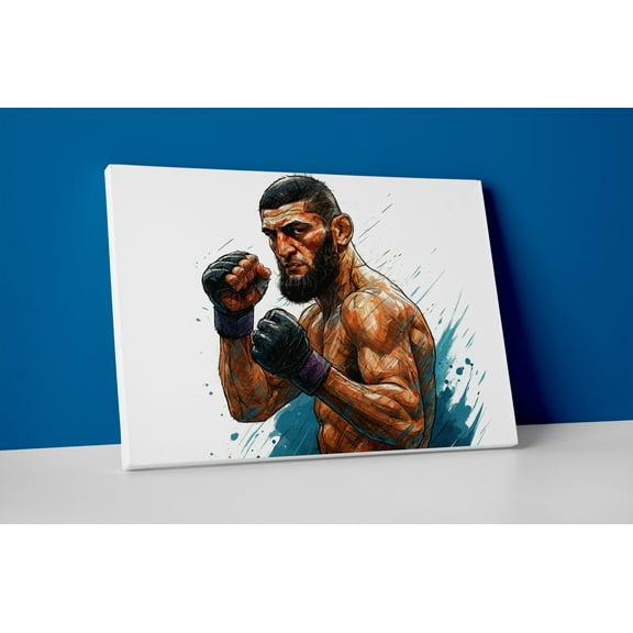 Khamzat Chimaev Poster or Canvas Wall Art