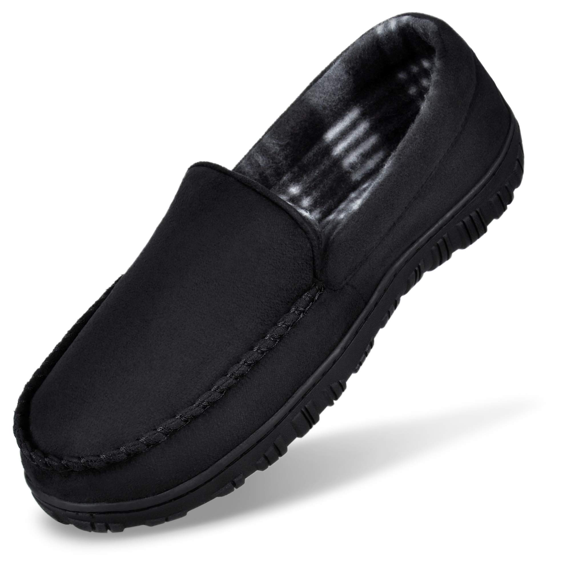 DEER STAGS  Mens Gray Smiley Face Round Toe Slip On Slippers Shoes 9 M DEER STAGS Mens Gray Smiley Face Cushioned Slipperooz Round  main image 3