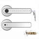thumbnail image 2 of 2X Cerradura Puerta Inteligente Cerradura Puerta Entrada Sin Llave Cerradura Puerta Teclado con Manija, Cerradura Puerta Huella Digital con Control WiFi AplicacióN Tuya, 2 of 5