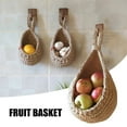 Jute Hanging Wall Baskets for Fruits & Vegetables, Wall Planters