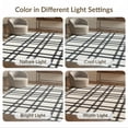 thumbnail image 7 of ODIKA Layering Striped Farmhouse Plaid Windowpane Grid Stripe Panels Non-Slip Low Profile for Hallway, Study Room, Playroom, 7 of 7