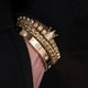thumbnail image 5 of Pulseras de corona Micro pavé de lujo para hombre, abalorio real romano, brazaletes de cristales de acero inoxidable, regalo de joyería para pareja, 5 of 8