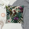 thumbnail image 2 of PRATYUS  Tropical Plants Throw Pillow Covers,Tropical Flower Leaves Home Decorative Throw Pillow Case Cushion Cover for Sofa Couch 12x12in, 2 of 5