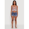 thumbnail image 3 of Womens Boho Crochet Sleeveless V-Neck Crop Top, 3 of 5