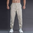 thumbnail image 6 of Kalauyu Cargo for Men, Men's Sweatpants Hiking Pants Running Athletic Active Jogger Pant, 6 of 9