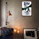 thumbnail image 2 of Placa Metal Vintage Lite Pintura Hierro Rectangular Arte La Pared 30x40cm, 2 of 9