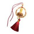 thumbnail image 4 of BAOSITY Car Rearview Mirror Pendant Buddha Figurine Feng Shui Decor Decorative Auto Interior Decoration Car Hanging Ornament for Car Type B, 4 of 8