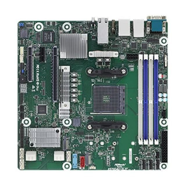 Micro-ATX Server Motherboard - AMD AM4 - PGA - 1331 Dual - 10GLAN - 1331 x 570 Resolution - DDR4 - 32GB - PCIE - SATA - HDMI