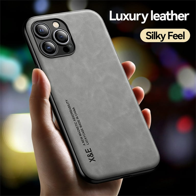 X-level Compatible with iPhone 14 Pro Max Case, Premium PU Leather iPhone  14 Case for Women and Men Elegant Soft TPU Anti-Slip Scratch Full  Protective