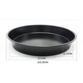 thumbnail image 2 of Carbon Steel Non-Stick Pizza Pan Oven Baking Trays Mold Oven Cake Dish Mould Plate Kitchen Chicken Tools, 2 of 10