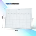 thumbnail image 4 of Comix Desktop Whiteboard 16"x12",Magnetic Double Sided Dry Erase Ease Board with 360°Adjustable Stand,with Markers,Magnets,Eraser,Office Home Use, 4 of 6
