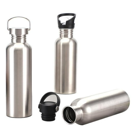 

Homgreen Vacuum Insulated Stainless Steel Water Bottle Double Wall Wide Mouth Lids Keeps beverage Hot or Cold Sweat Proof