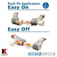 thumbnail image 6 of Keeney 47QLK Insta-Plumb 90-Degree Plastic Coupling Elbow, 1-1/2 in., 6 of 8