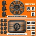 thumbnail image 3 of LAICAIW Pare-Chocs en Caoutchouc pour Friteuse à Air Chaud Ninja, 3 Pcs de Rechange Réutilisables Résistantes à la Chaleur en Silicone de Qualité Alimentaire Pieds en Caoutchouc pour Friteuse à Air Embouts Embouts Pièces Accessoires pour Poêle-Gril de Friteuse à Air Ninja Plaque Cri, 3 of 7