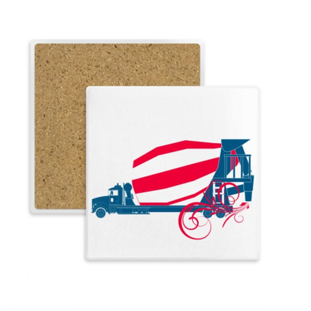 

Sand Stone Mixing Truck Spraying Coaster Cup Mat Mug Subplate Holder Insulation Stone