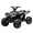 Black, variant on 12V Kids ATV Quad Car with Forward & Backward Function, Four Wheeler for Kids with Wear-Resistant Wheels, Music, Electric Ride-on ATV for Toddlers Ages 3+ Years Old,Yellow