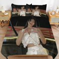 thumbnail image 1 of Jennie Everyday Sleep Fit Closure Smooth Surface Texture Duvet Cover Sets Family Use, 1 of 5