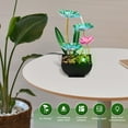 thumbnail image 2 of HLONK Tabletop Fountain Water Fountain Indoor Waterfall Fountain 3-Tier Lotus Desk Fountain Relaxation Home Decor Including Lots of Rocks and Soothing Sound Machine, 2 of 10