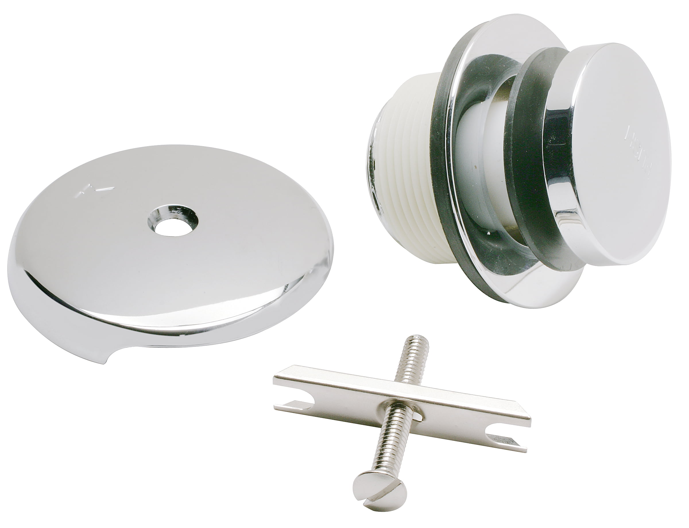 Keeney PP82666PC Foot Lok Stop Bathtub Drain Trim Kit, Polished Chrome