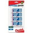 thumbnail image 2 of (3 pack) Pentel Hi-Polymer Pencil Block Eraser, White, 4 Pack, 2 of 10