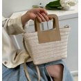 thumbnail image 3 of Kukuzhu Straw Beach Bag for Women Large Tote Bag Purses Summer Woven Crossbody Shoulder Bag Straw Top-handle Handbag, 3 of 7