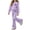 Purple, variant on Cethrio Girls Outfit Sets, Fashion Graphic Micro‑fleece Lined Long Sleeve Girls' Clothing Sets Size 10-12 Gray