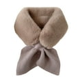 thumbnail image 5 of Skymirror Thickened Warm Wide Noble Thermal Scarf Women Autumn Winter Imitation Rabbit Fur Scarf, 5 of 8