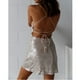 thumbnail image 2 of Vestido sexy de poliéster blanco con lentejuelas sin espalda para fiesta, 2 of 6